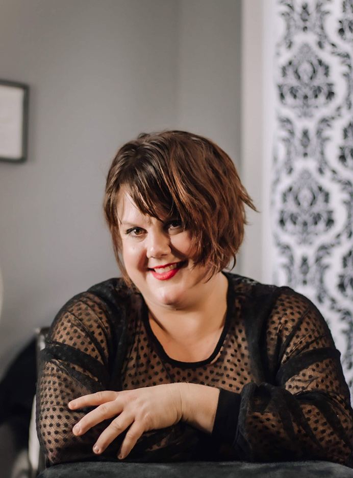Melissa Ostridge, owner and esthetician, in the salon